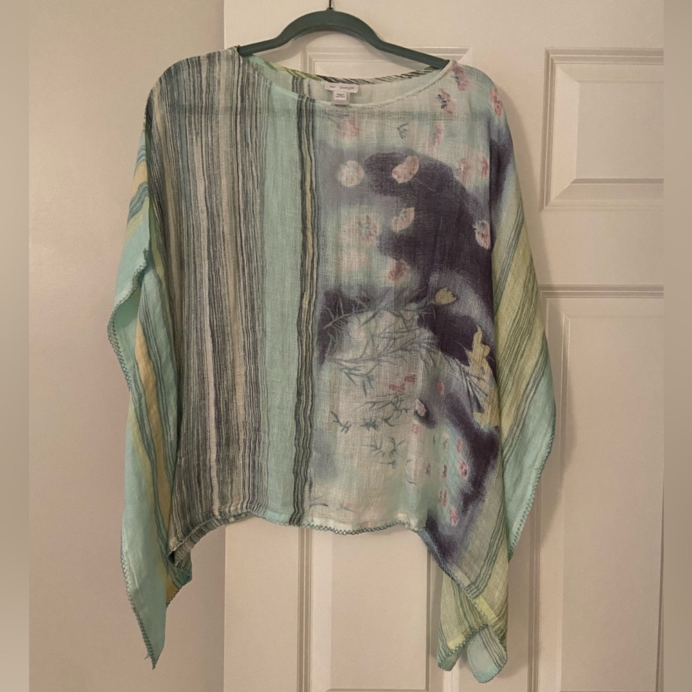 Pure Jill artisanal poncho.